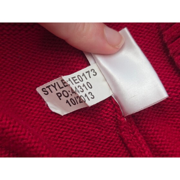 Vineyard Vines Men's Long Sleeve Red Crew Neck Pullover Sweater Size S - Picture 5 of 5